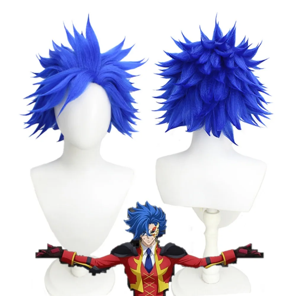 SK8 the Infinity ADAM Cosplay Wig Blue Dreadlock Style Anime Hair