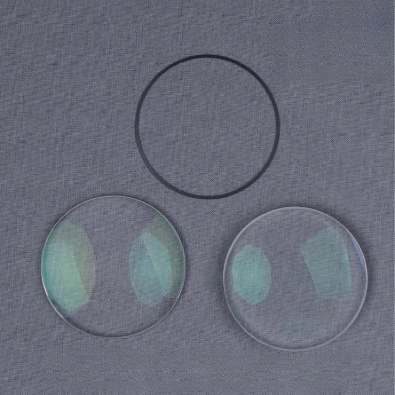 Revêtement d'objectif achromatique à double séparation, diamètre 62mm, Film vert/bleu pour objectif de télescope à monter soi-même, série de 60mm de diamètre
