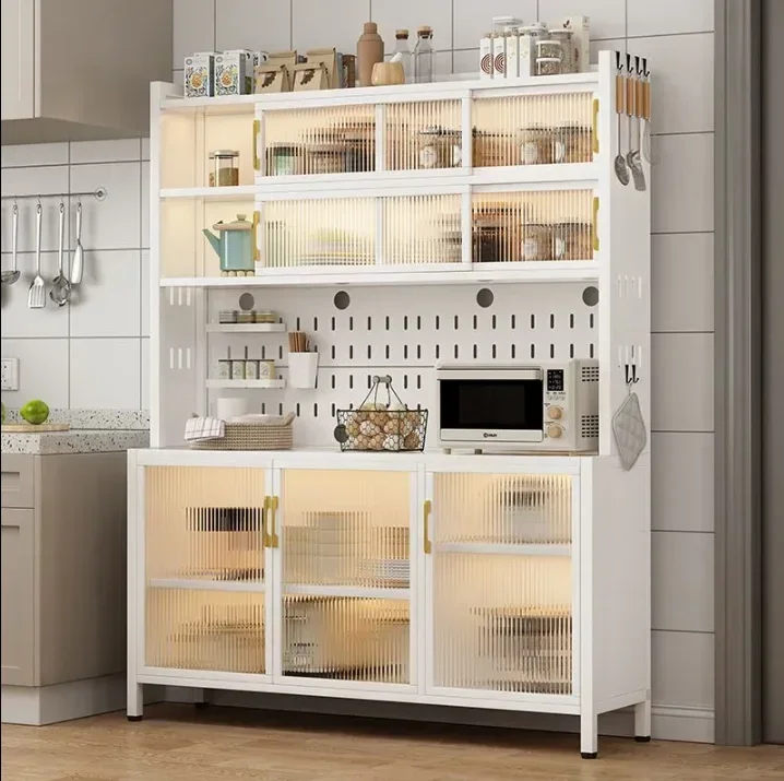 

#Kitchen Storage Rack Storage Cabinet kitchen cabinet Combination Cabinet Multi-layer house hold Floor Sideboard