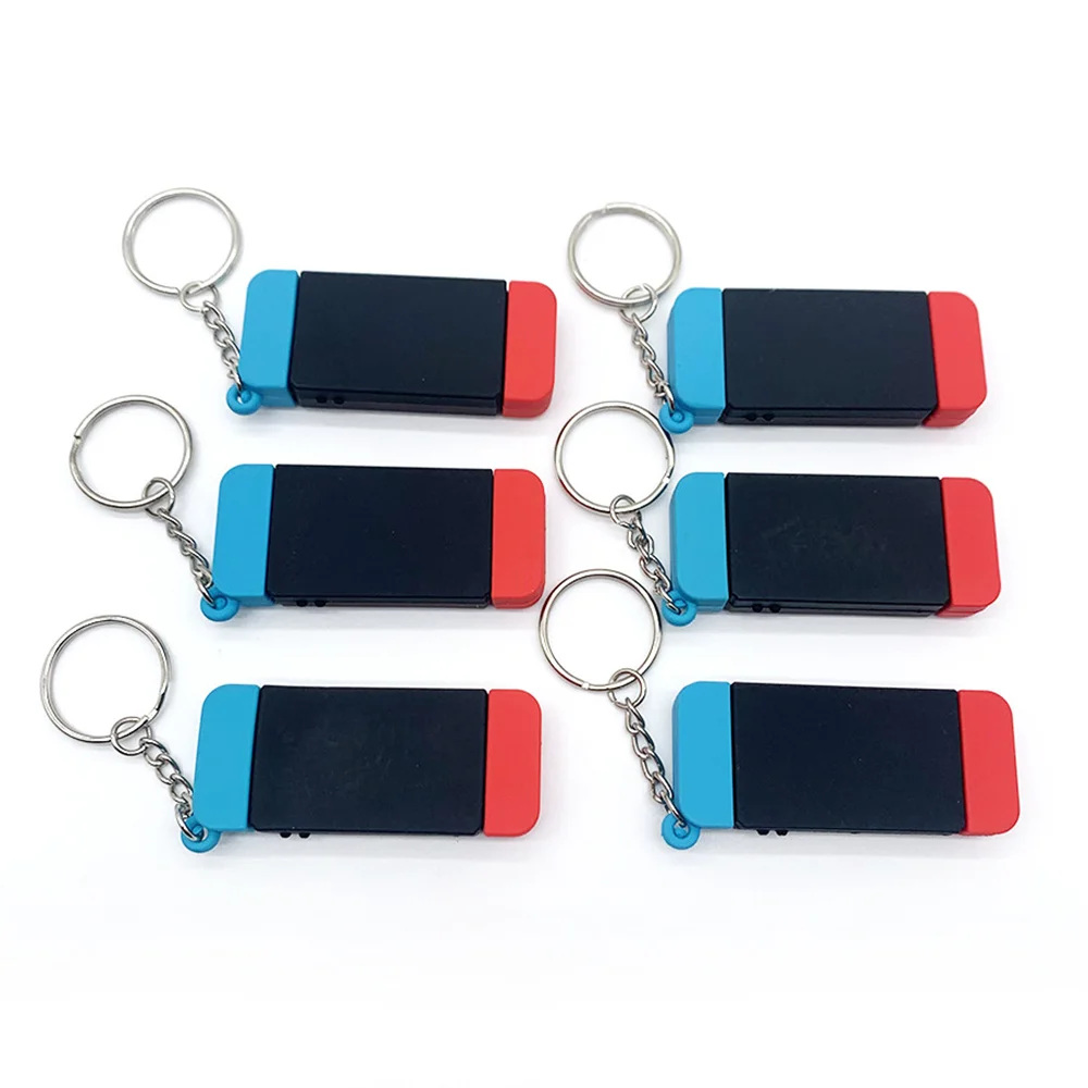 For Switch KeycZUIDID hains Keyring Charm Bag Pendant for NS Game Key Chains Toys Accessory Birthday Gifts