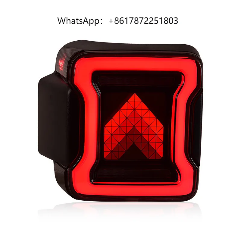 

Car Styg for Jeep Wrangler Tail Lights 2018-2020 LED Tail Light DRL Brake Reverse Stop Lamp Automotive