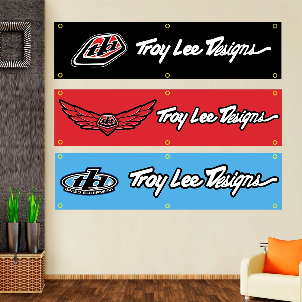 ZXBanner 2x8 Fts  Troy Lee Designs Flag Polyester Printed Banner  Interior Decoration Tapestry Flag