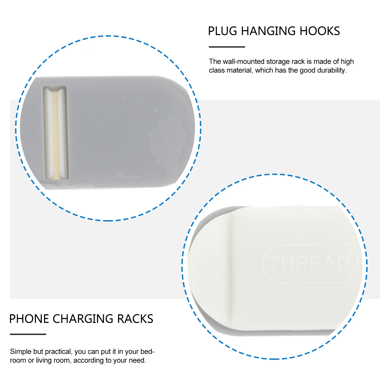 

Power Cord Sorting Hook Clips for Cable Phone Wire Holder Hooks Cables Holders Cords