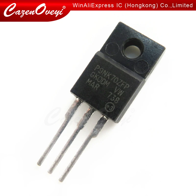 5pcs/lot STP9NK70ZFP P9NK70ZFP TO-220F 700V 7.5A new original In Stock