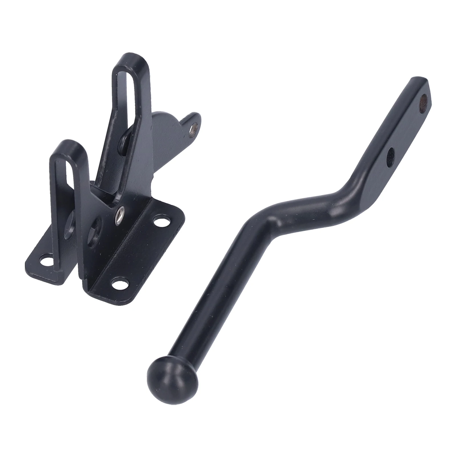 Gate Latch Kit Rust‑Proof Carbon Steel Fence Bolt Lock Safety Door Hardware Fittings Gate Hardwares Fence Accessory