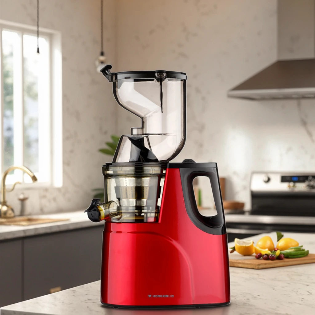 عصارة خام بقطر كبير جدًا عبر الحدود، عصارة فواكه بطيئة للاستخدام المنزلي لمتجر الشاي والحليب والزنجبيل والخضروات #5