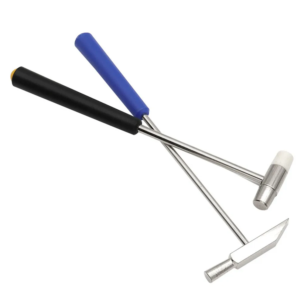 Small Hammer Repair Tool DIY Metal Rubber Hammer Double Head For Repair Watch Double-headed Metal Mini Hammer Hand Tools