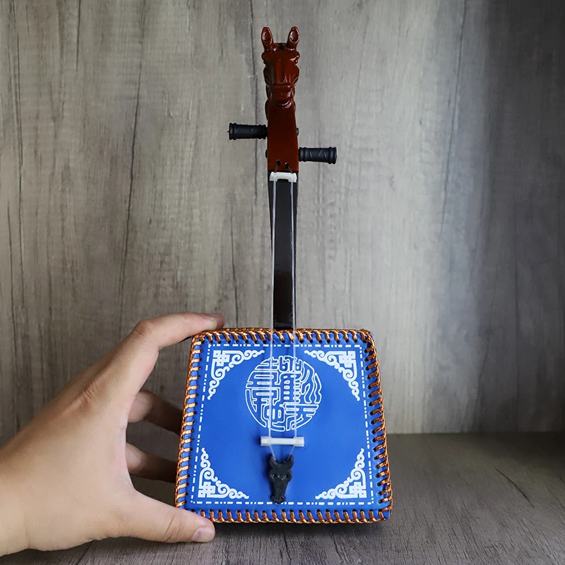 Matouqin shaped pen holder, office storage bin, Mongolian handicrafts, characteristic souvenirs, ethnic style