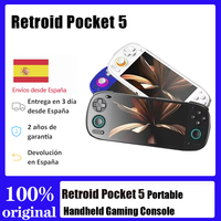 Retro Handheld Game Console Retroid Pocket 5 5.5-inch OLED HD SD865 Display Bluetooth 5.1 Android 5000mAh Battery Toy For Kids