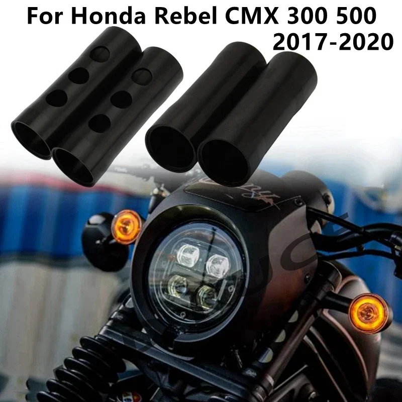 

Motorcycle Accessories Front Fork Boot Shock Absorber Tube Slider Cover Gaiters Portector For Honda Rebel CMX 300 500 2017-2020