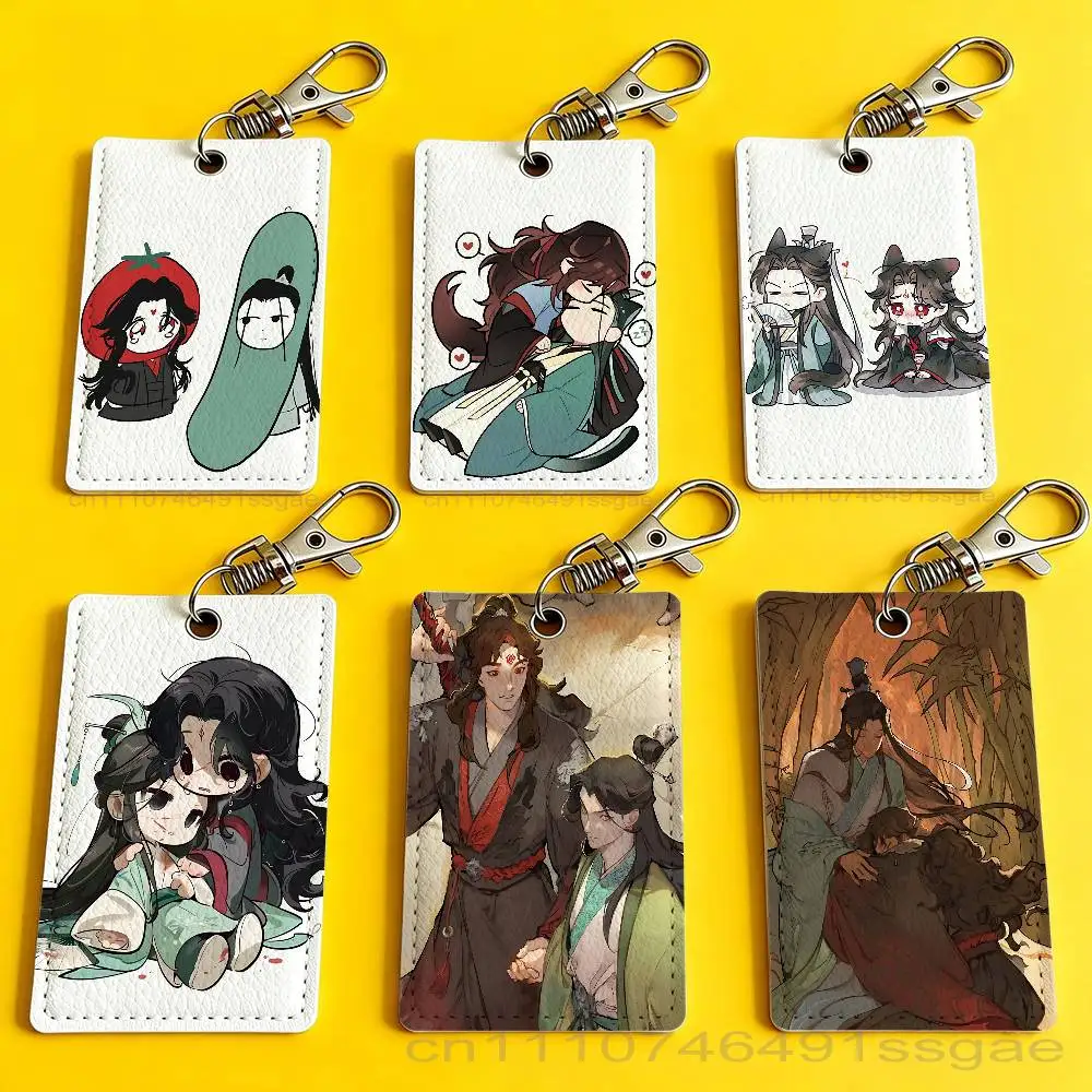 

L-Luo Binghe Shen Qingqiu Badge Holder Keychain For Bank Business Work Card Holder Student Card Protective Case Bus Card