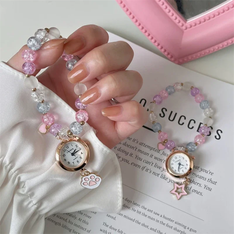 Nuevo reloj de cuarzo de lujo para mujer, tendencia clásica simple y sencilla, retro, redondo, elegante, pequeño reloj de oro para mujer, regalo de cumpleaños