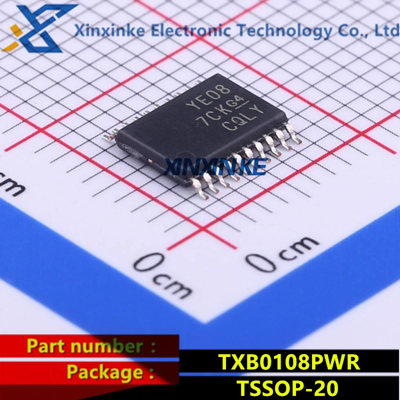 10PCS TXB0108PWR TSSOP-20 YE08 Translation - Voltage Levels 8-Bit Bidirectional V-Level Translator Logic ICs Brand New Original