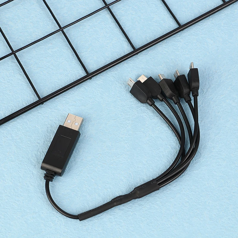 NEW 3.7V 500mAh 5 in 1 Charger For E58 XS809 Battery Multi-function Charging Cable Rc Drone Lithium Battery Charger Accessory