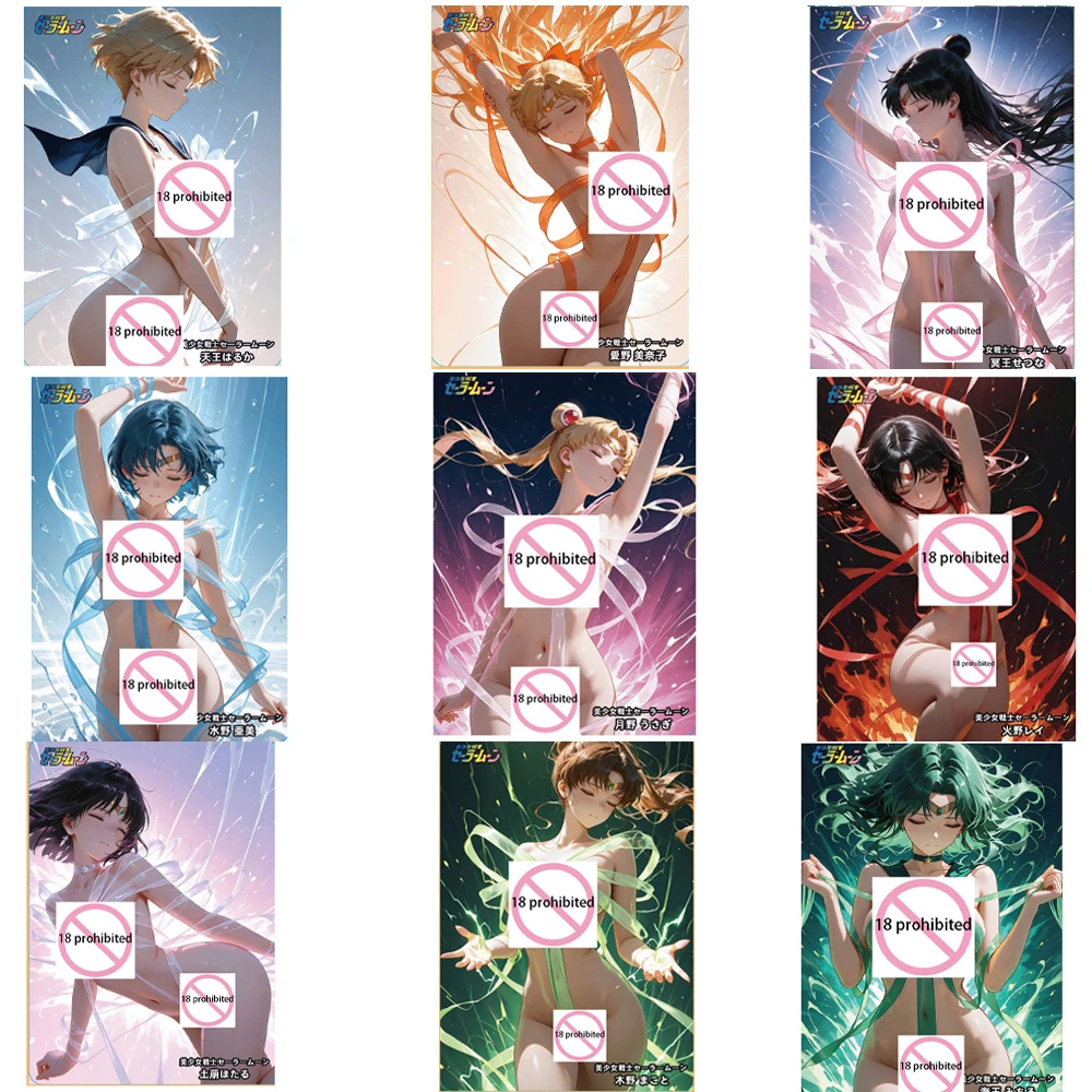 

9 шт./компл. Сейлор Мун DIY торговый набор флэш-карт аниме мультфильм Коллекционная подпись Chibiusa Mizuno Ami ACG подарок с автоконтролем