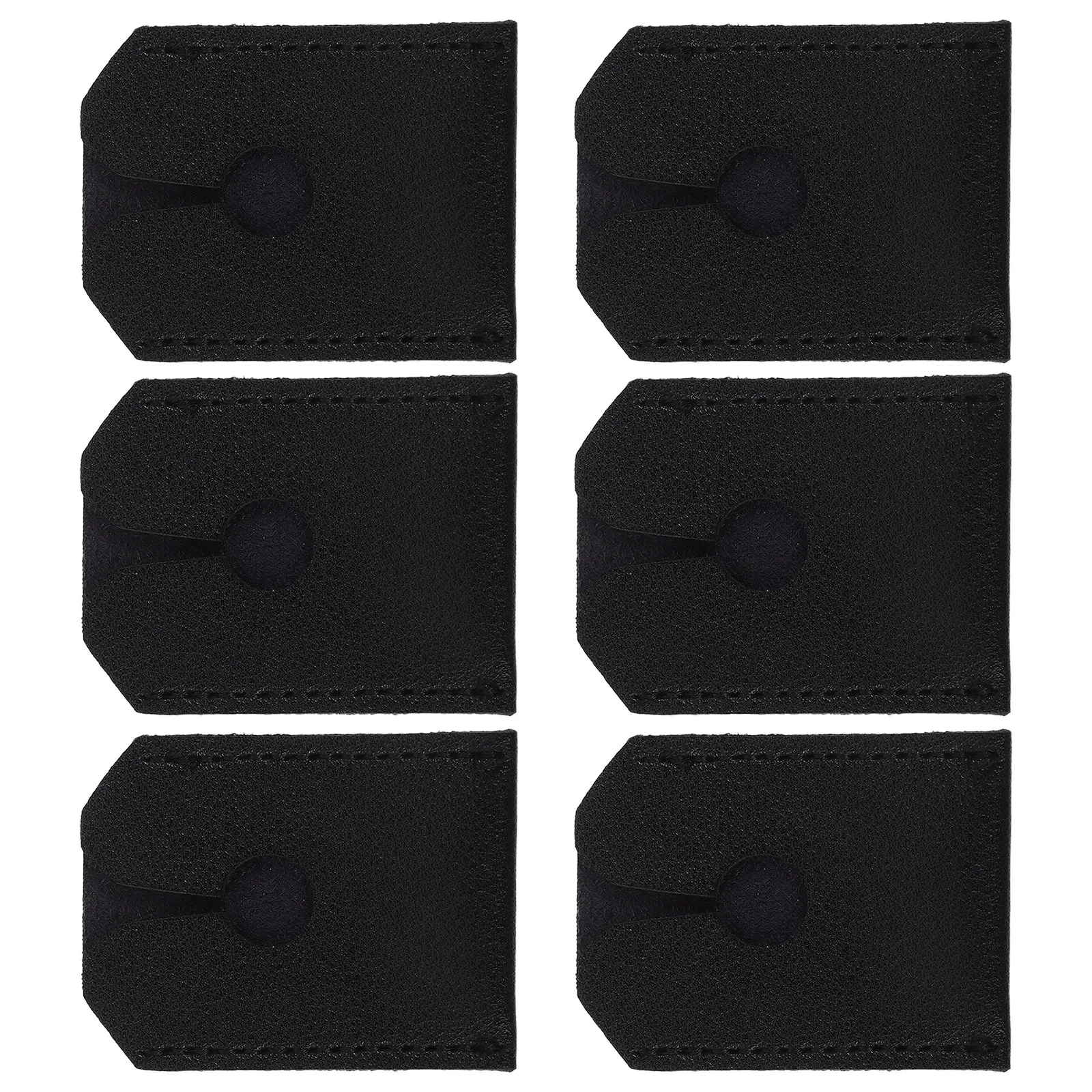 

Набор из 6 защитных чехлов для бритв, аксессуары для мужского бритья, дорожный футляр из ПУ, защитный чехол для хранения лезвий