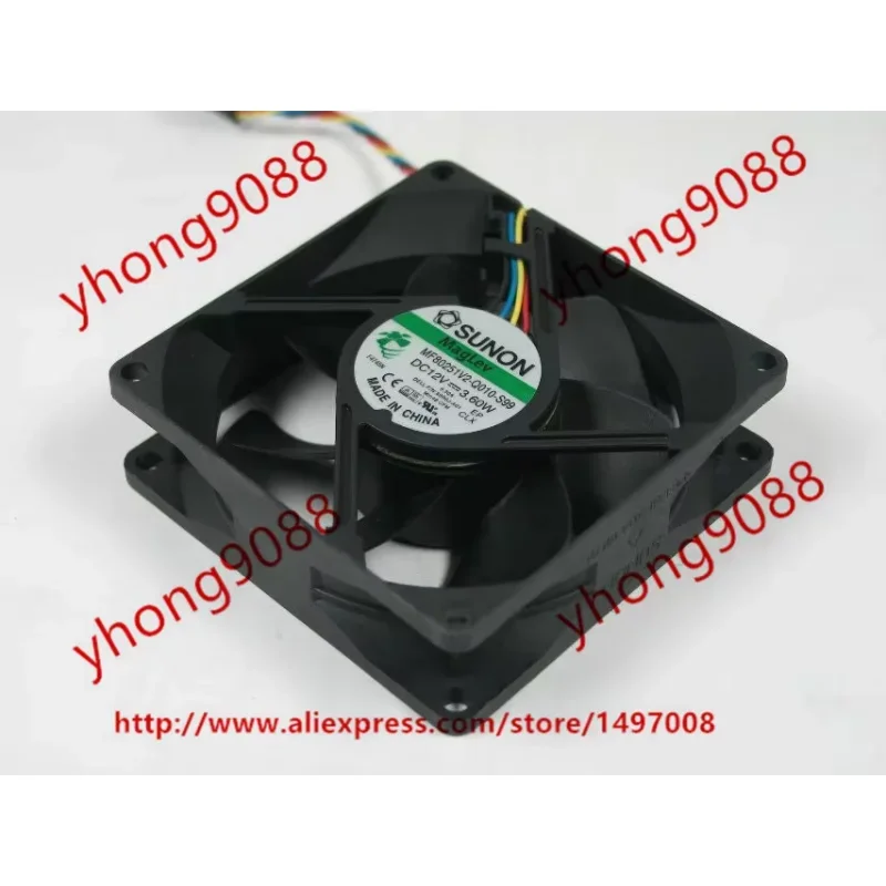 

SUNON MF80251V2-Q010-S99 DC 12V 3.60W 80x80x25mm Server Cooling Fan