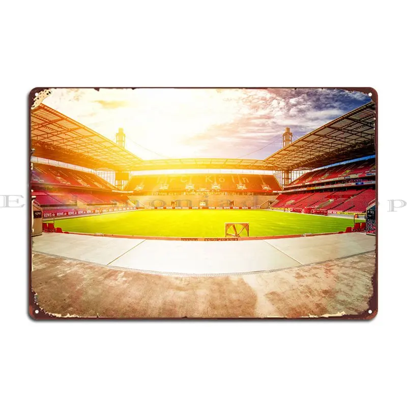 1 Fc Koln Koeln Stadion Metal Sign decorazione soggiorno Wall Decor Party Custom Tin Sign Poster