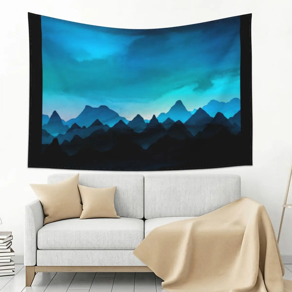 

Night Storm In The Mountains Tapestry Wall Mural House Decorations Decorative Wall Wall Decoration Tapestry