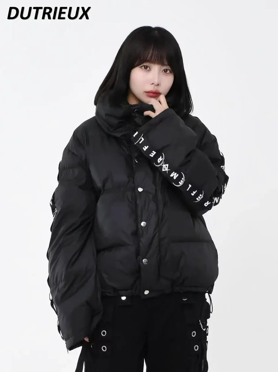 Japanese Mine Series Mass-produced Subculture High-necked Short Cotton Clothes Sweet Girls' Versatile Single-breasted Jacket