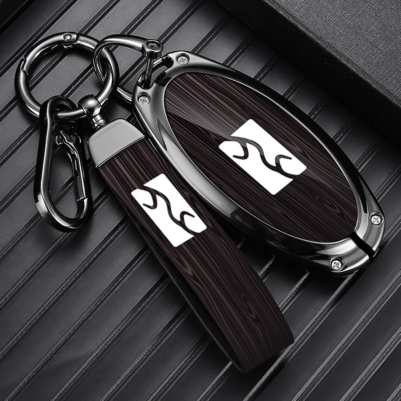 Luxury Zinc Alloy Key Case Cover for BYD Yangwang U8 / U9 / U7 – Premium Protective Shell with Keychain Car interior accessories