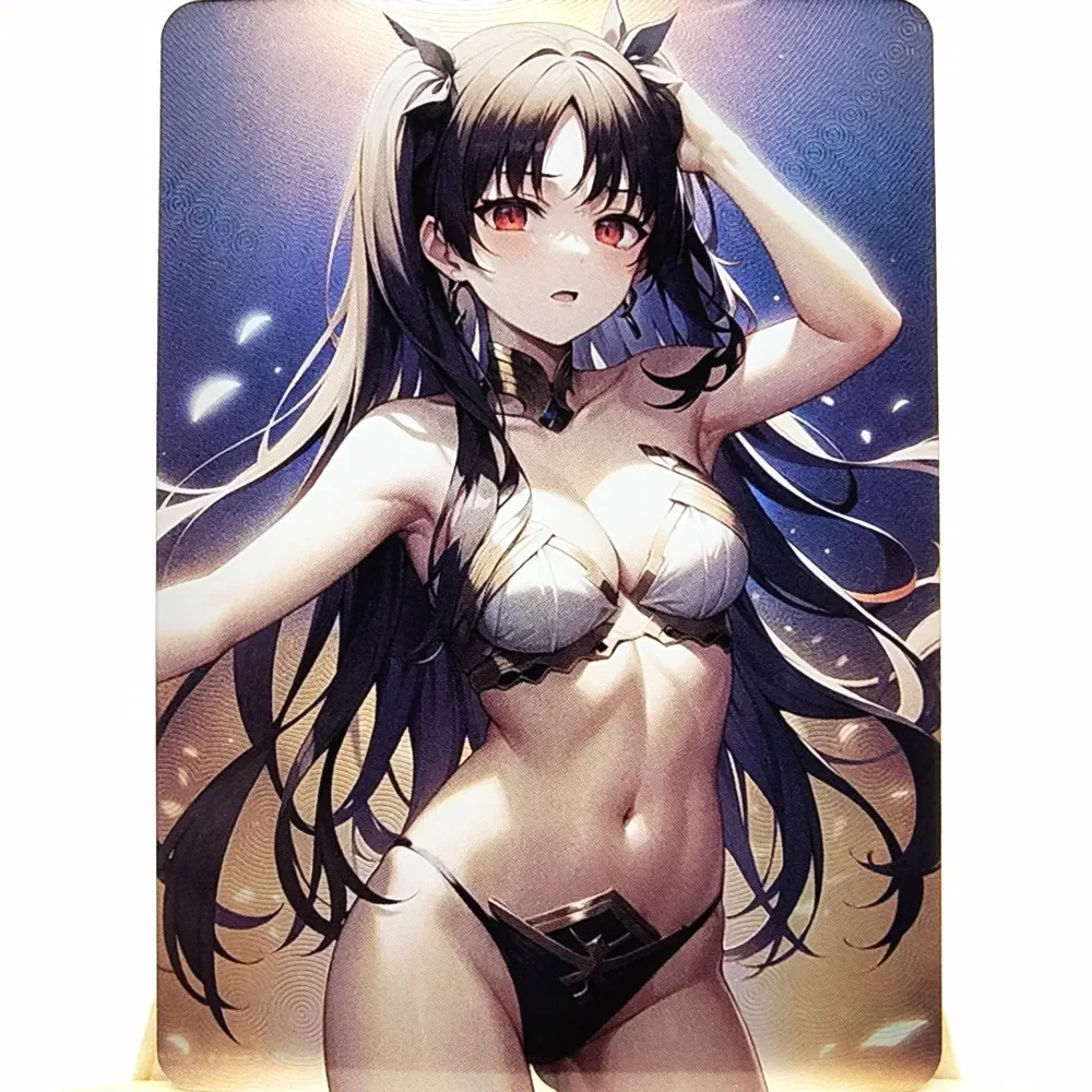 

6Stks/Set Anime Game ACG Fate Grand Order Ishtar Kawaii Flashcards Game Anime Collection Card Gift Toys