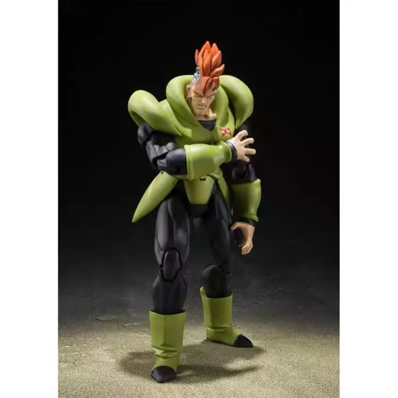 In Stock Original Bandai SHFiguarts SDCC Dragon Ball ANDROID #16 Exclusive Edition Action Figure Anime Model Collectible Toys