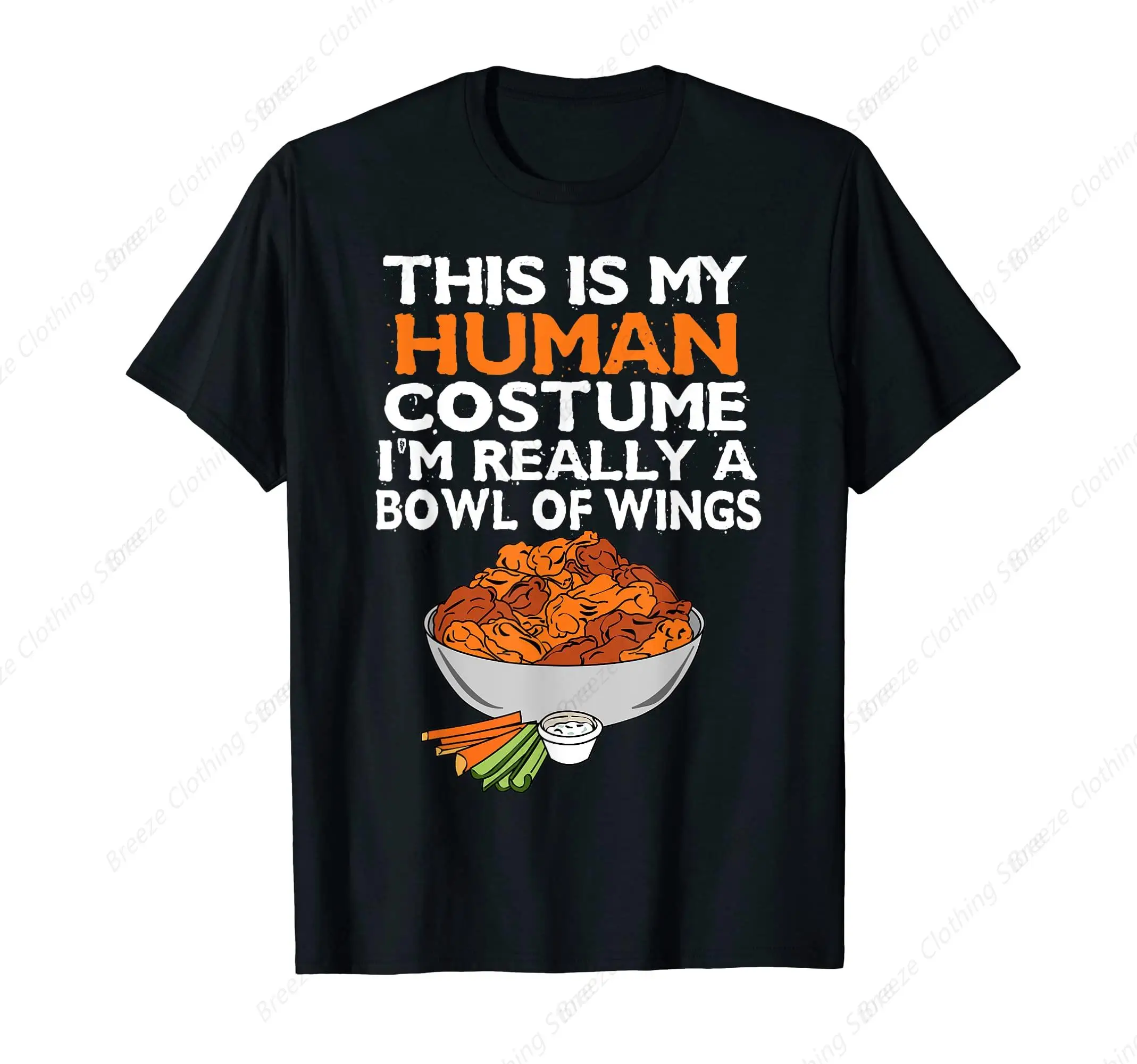 

Funny Chicken Wings - Restaurant Halloween Costume Gift T-Shirt