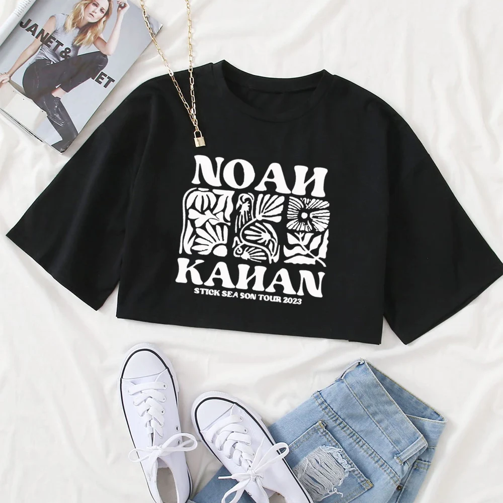 

Stick Season Noah Kahan 2024 Shirt Tops O-Neck Short Sleeves Casual Fans Gift T-shirt Regular Girls Super-short Printing