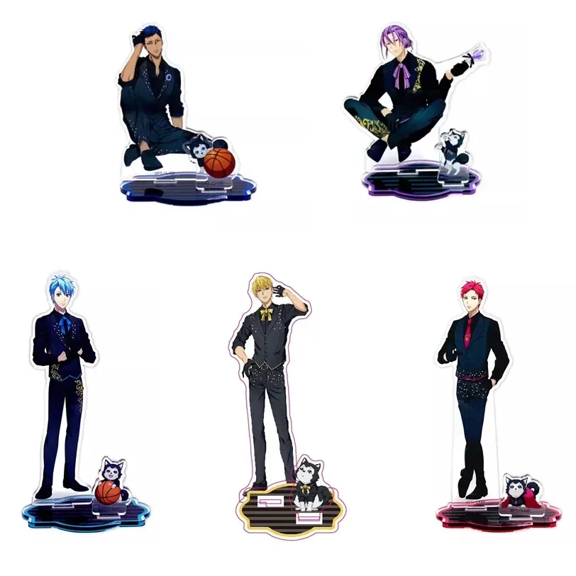 Game Seijuro Akashi Tetsuya Taiga Atsushi Murasakibara Figure Doll Anime Acrylic Stand Model Cosplay Toy for Gift