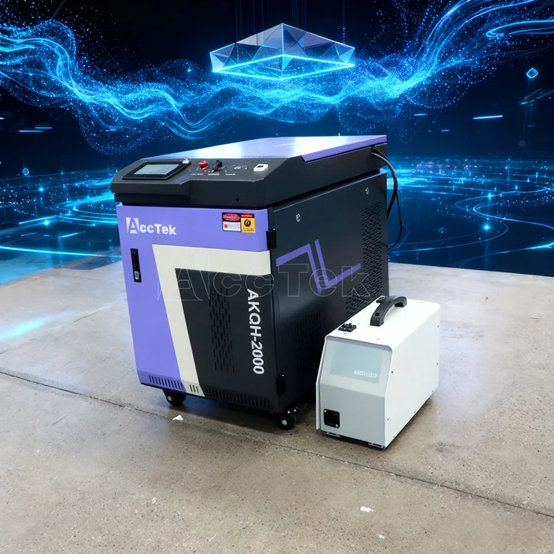 ACCTEK Handheld Fiber Laser Machine 1500W 2000W 3000W Raycus 3-in-1 Cleaning Welding Cutting for Metal with Affordable Price