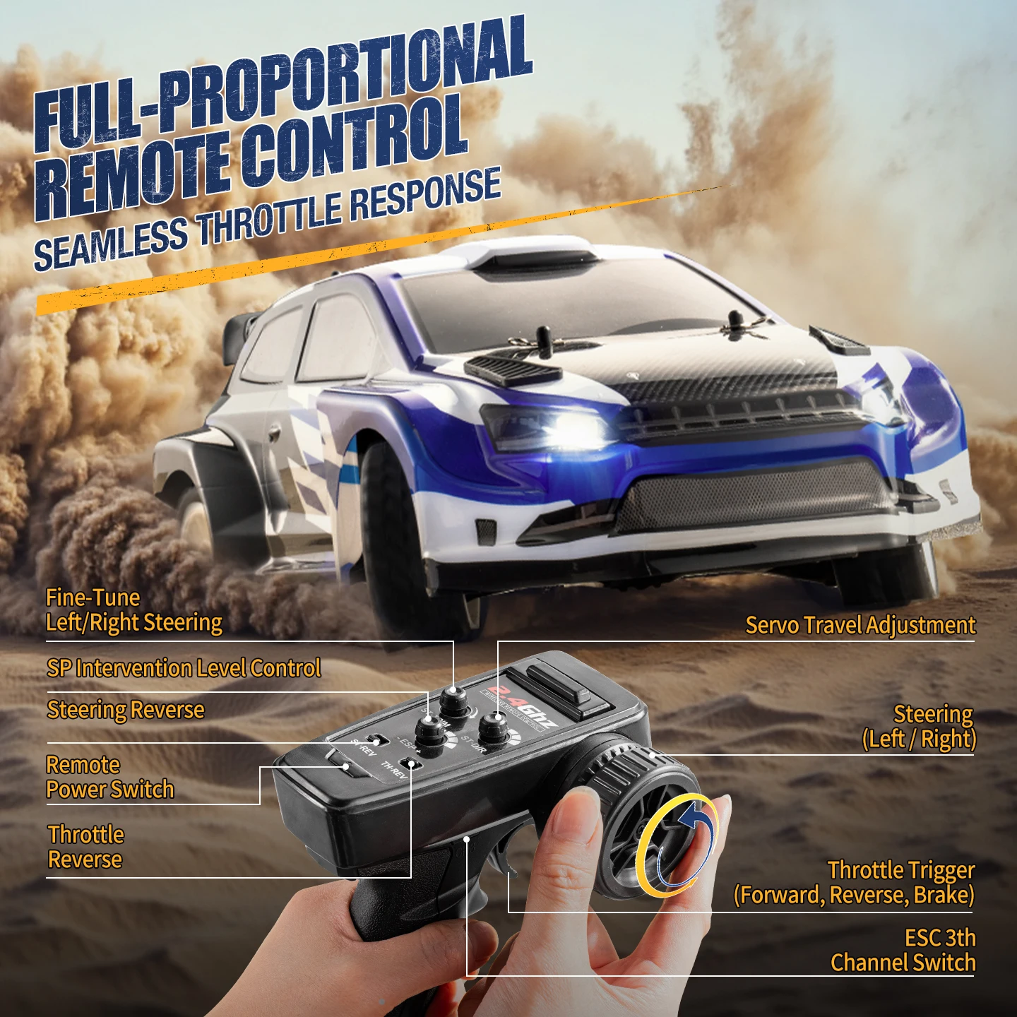 RC Car Polo: A Full-Scale Remote Control Drift Rally Car for Adults