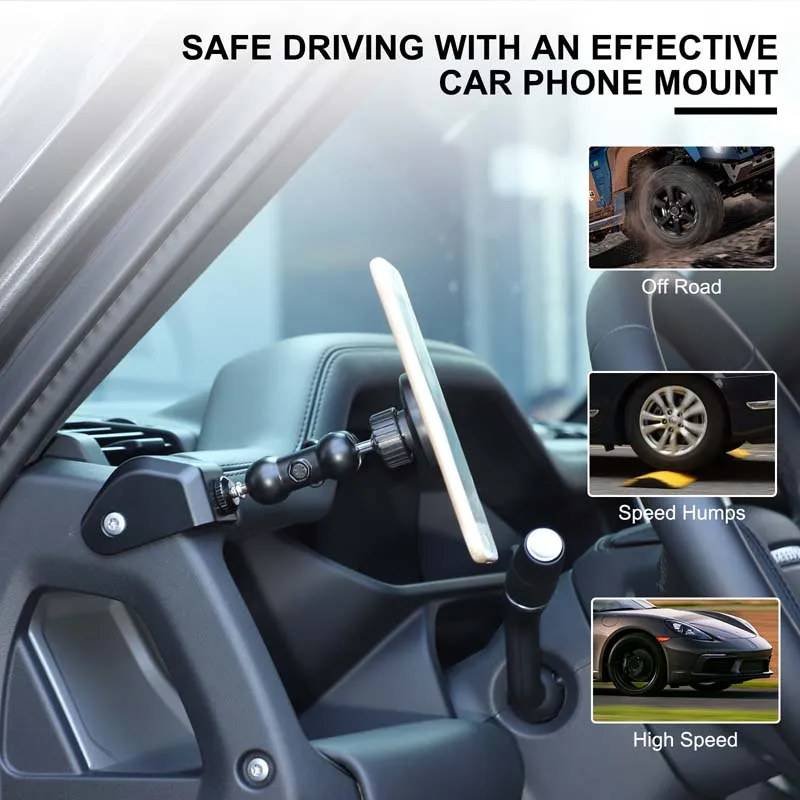 

For Land Rover Defender 90 110 130 2020-2025 Car Dashboard Mobile Phone Holder Navigation Bracket Interior Car Accessories