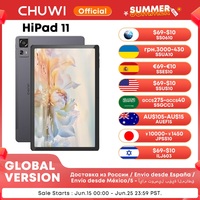 CHUWI HiPad 11 Tablet 10.95inch 1920x1200 FHD 4G LTE Unisoc T616 6GB LPDDR4 128GB Android 14 Tablet PC for Gaming Widevine L1