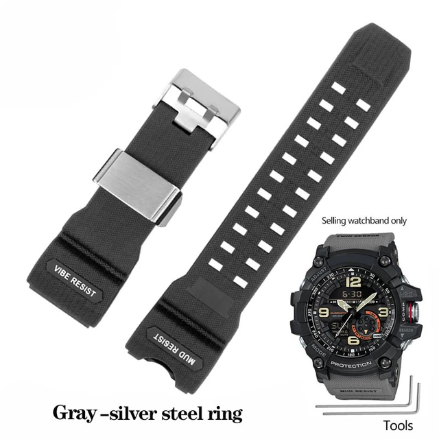 Bracelets Watch G Shock Gwg 1000 | Casio G Shock Gwg 1000 Strap | Strap  Resin Gwg 1000 - Watchbands - Aliexpress