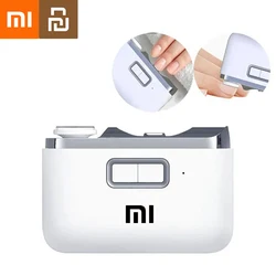 Электрические кусачки для ногтей Xiaomi Youpin, 2 в 1, USB перезаряжаемые полировальные автоматические кусачки для ногтей, легкий триммер для взрослых, ногтевой резак, Новинка