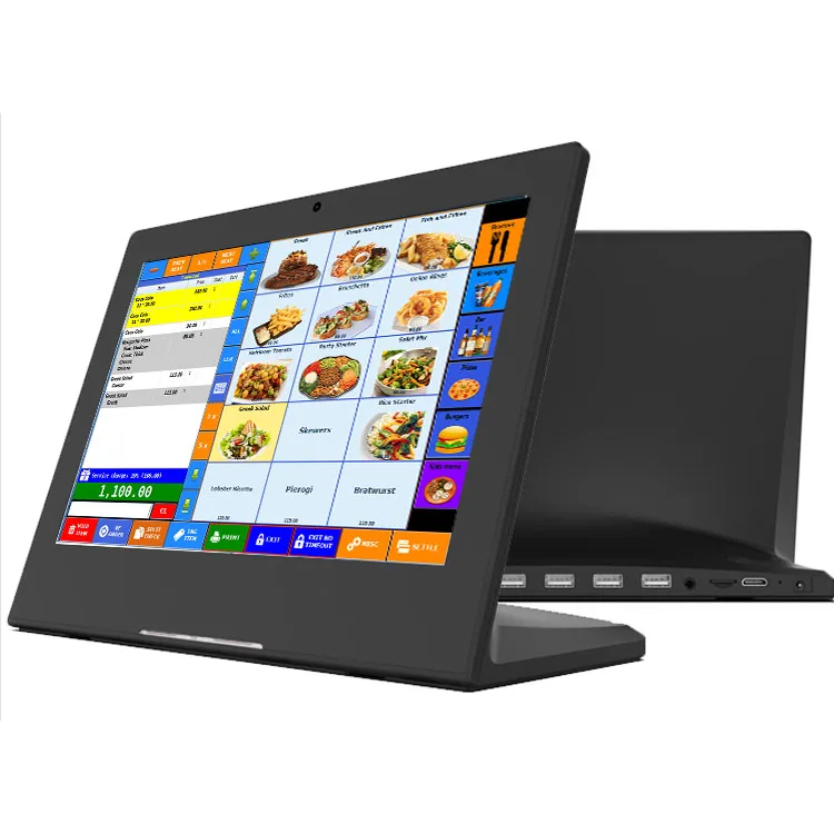 

L Shape 10.1 Inch Desktop Customer Feedback Ordering System NFC Camera Desktop Digital Tablet