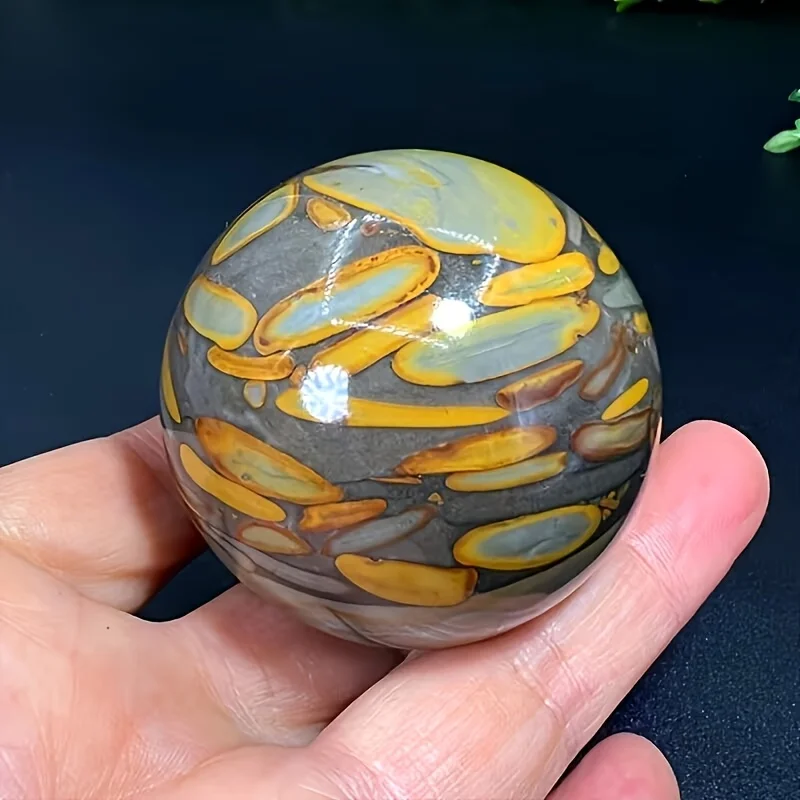 

1pc Nuwa Stone Purifying Crystal Ball | Unique Color and Texture, Ideal for Home Decor, Desktop Ornament, Personal Collection