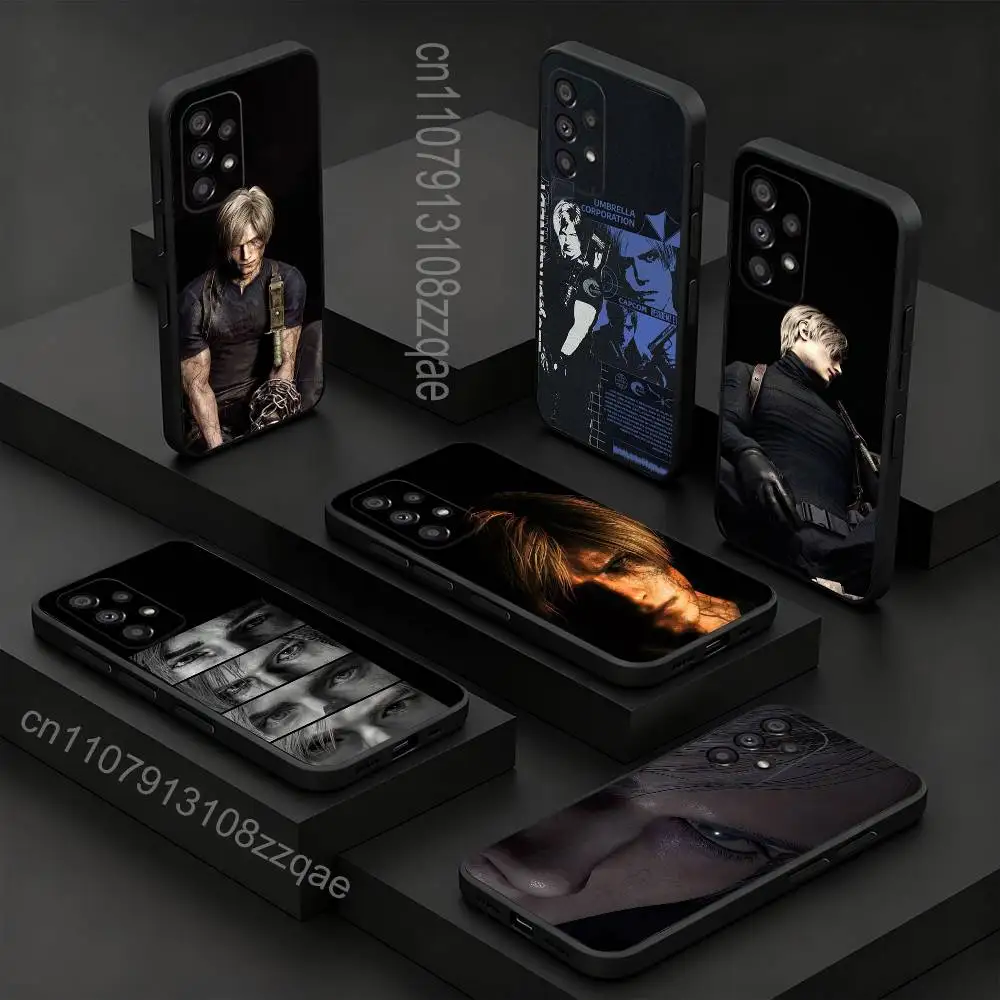 

L-Leon S-Scott K-Kennedy Cool Phone Case For Samsung S 9,10,21,30,22,23,24,25,26,Ultra,Plus,Lite,FE,4,5G Black Soft Precise