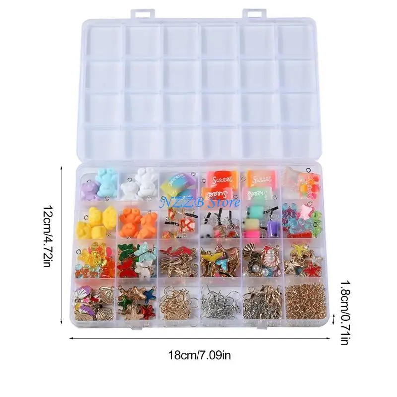 T21F Pendant Set DIY Jewellery Pendants Bead Chain Necklace Charm Jewelry Making