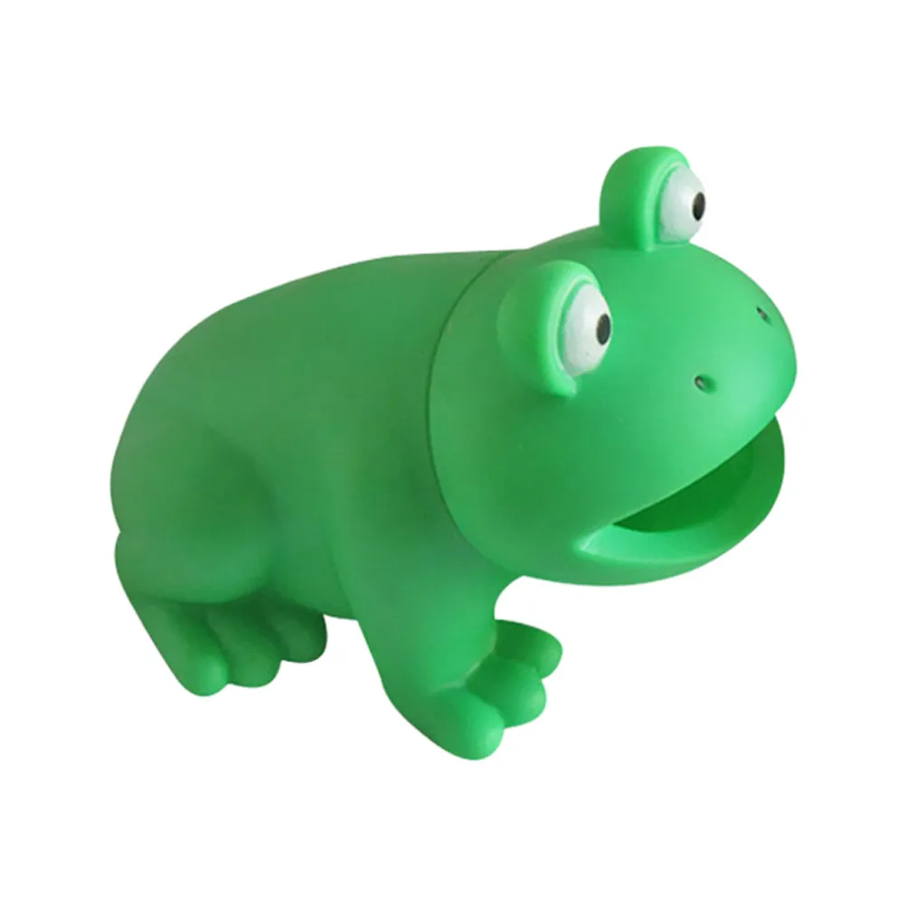 Green Frog Squeeze Anxiety Relief Dog Chew Sounding Decompression Molar Plaything Portable Relief