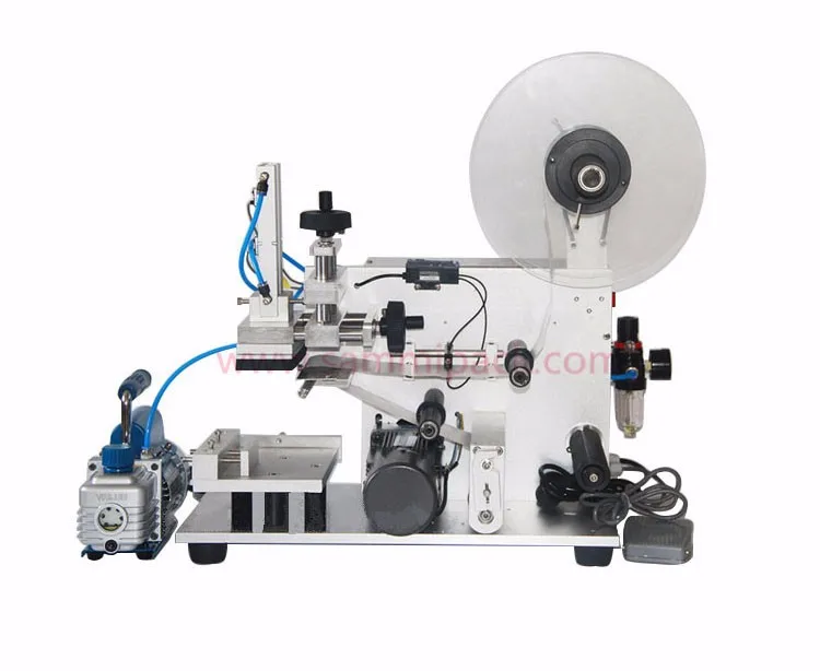 MT-60 Tabletop Semi-automatic Square Bottle Labeling Machine/ Flat Bottle Labeler