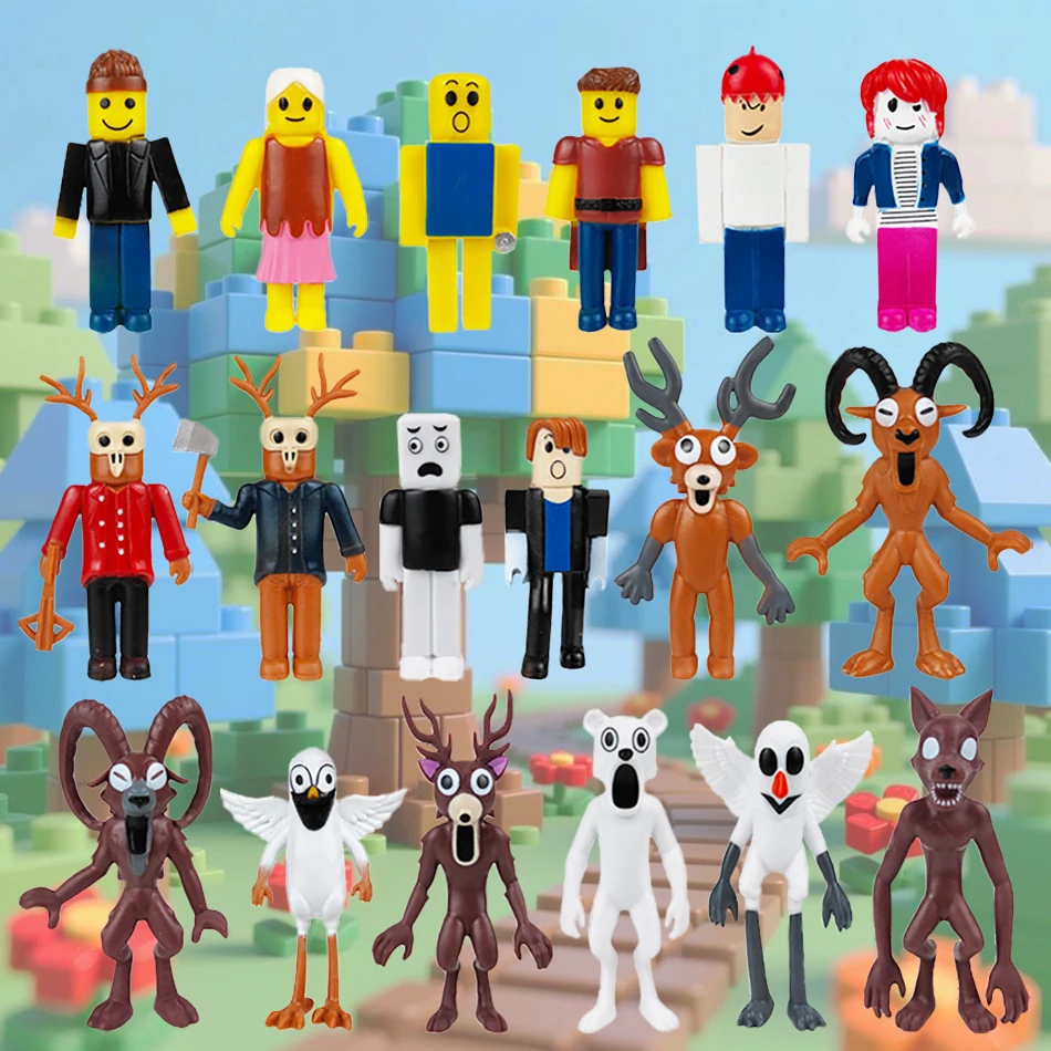 

18Pcs/Set New 10cm 99 Nights In The Forest Deer Wolf Figure Decoration Collection Birthday Gifts Toys Kids Halloween Christmas