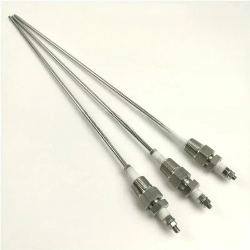 Three piece boiler water level electrode, water level probe, 304 stainless steel threaded electrode