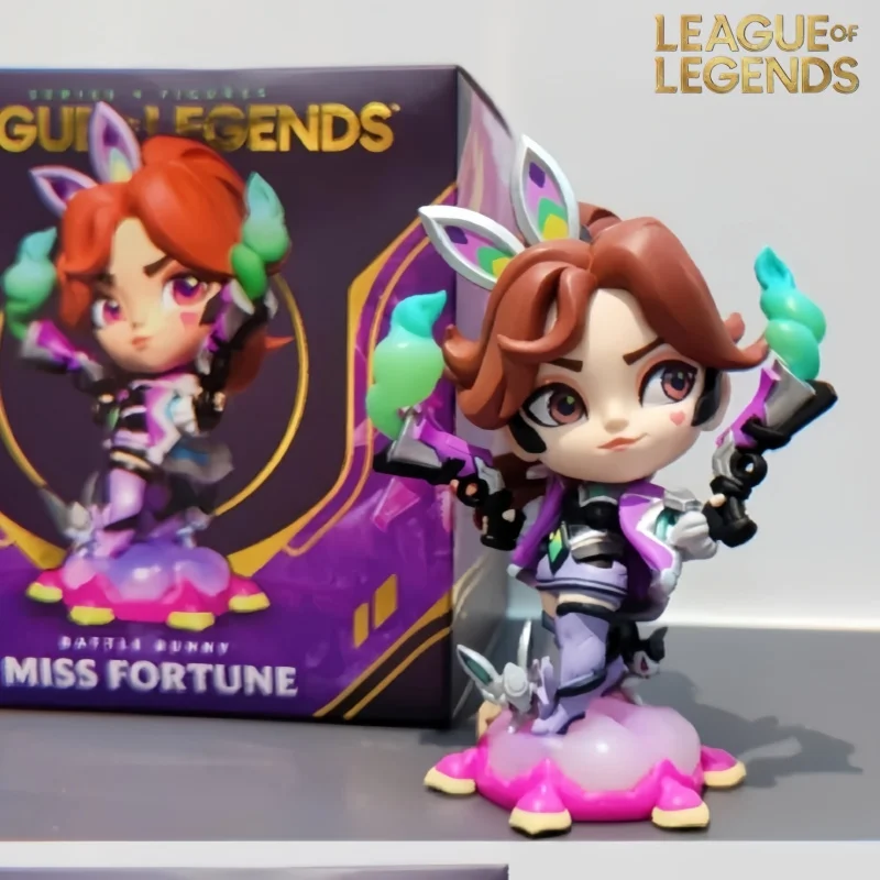 

Brand New Genuine LOL League of Legends Battle Bunny Miss Fortune Figure Anime Action Figures Collectible Model Toys Gifts