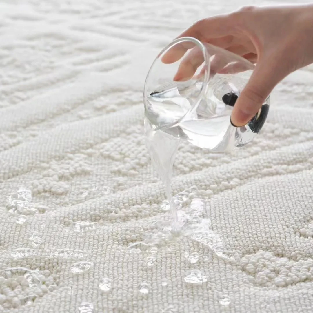 

Large Modern Minimalist Style 3D Relief Effect Carpet High Quality Area Rugs Set for Living Room Non-Slip Environmentally