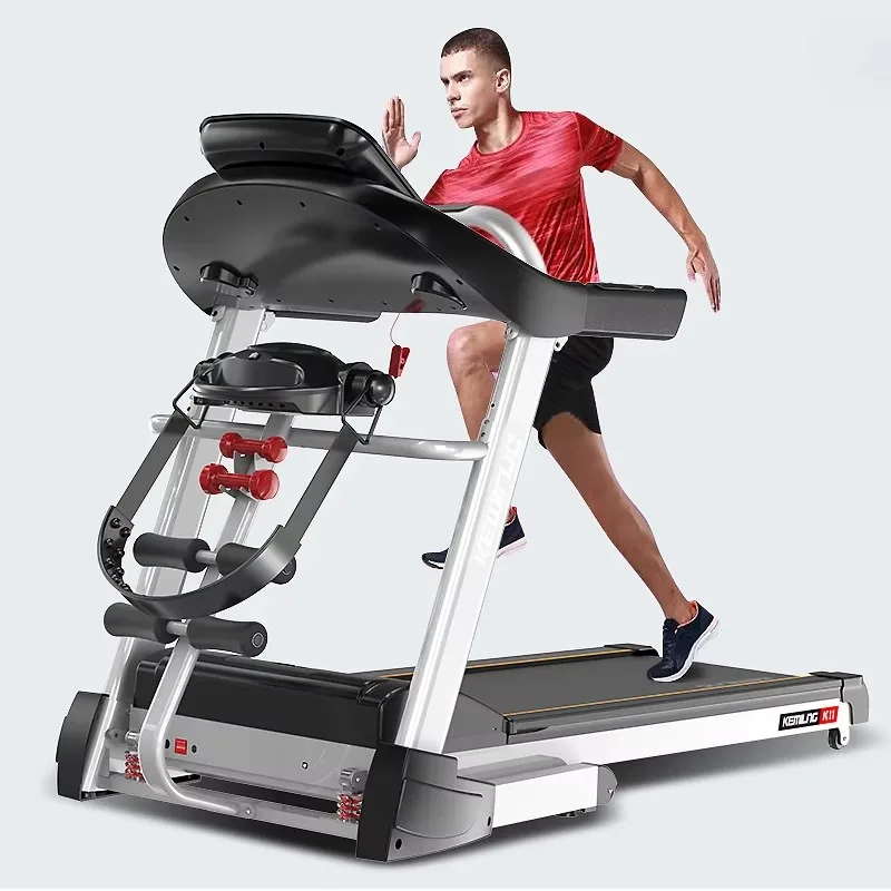 Multi-functional Foldable Electric Treadmill Running Exercise Machine Professional LED Display Home Gym Equipment