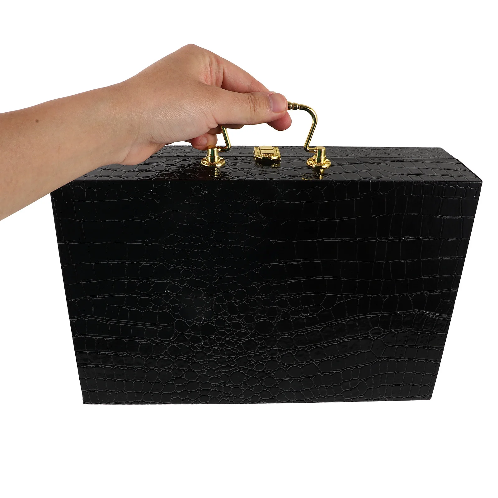 

Portable Case With Handle Durable Eva Storage Box For Travel Outdoor Flip Cover Container Buckle Design Cigar Storage Case