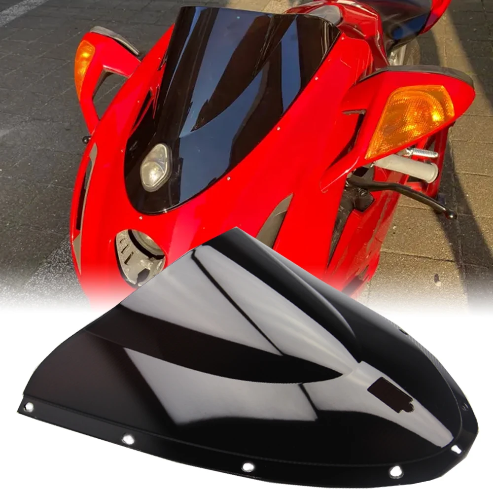 

Лобовое стекло мотоцикла Ducati 999 749 S R 749R 999R 999S 2005 2006 2007 749S, экран с двойным пузырьковым ветровым дефлектором