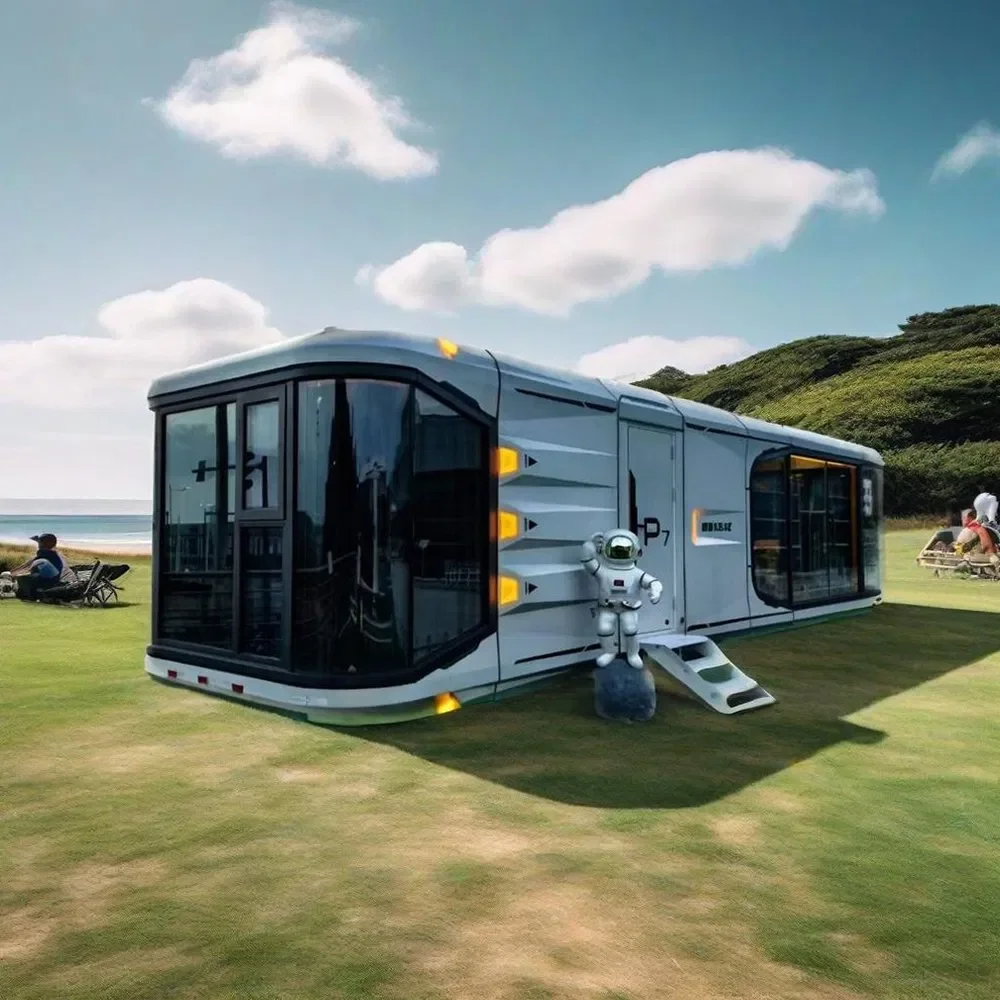 Mobile Best Steel Structure High Quality Portable Container Capsule Space House for Family Living 5